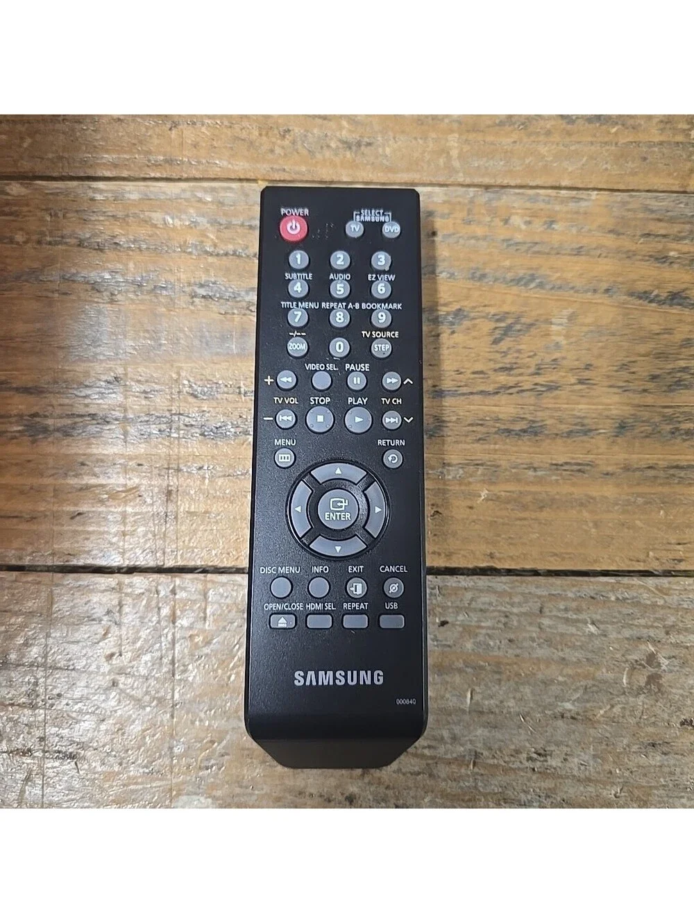 Samsung 00084Q Remote for DVD Player DVD-1080PR DVD-1080P9 DVD-1080AV